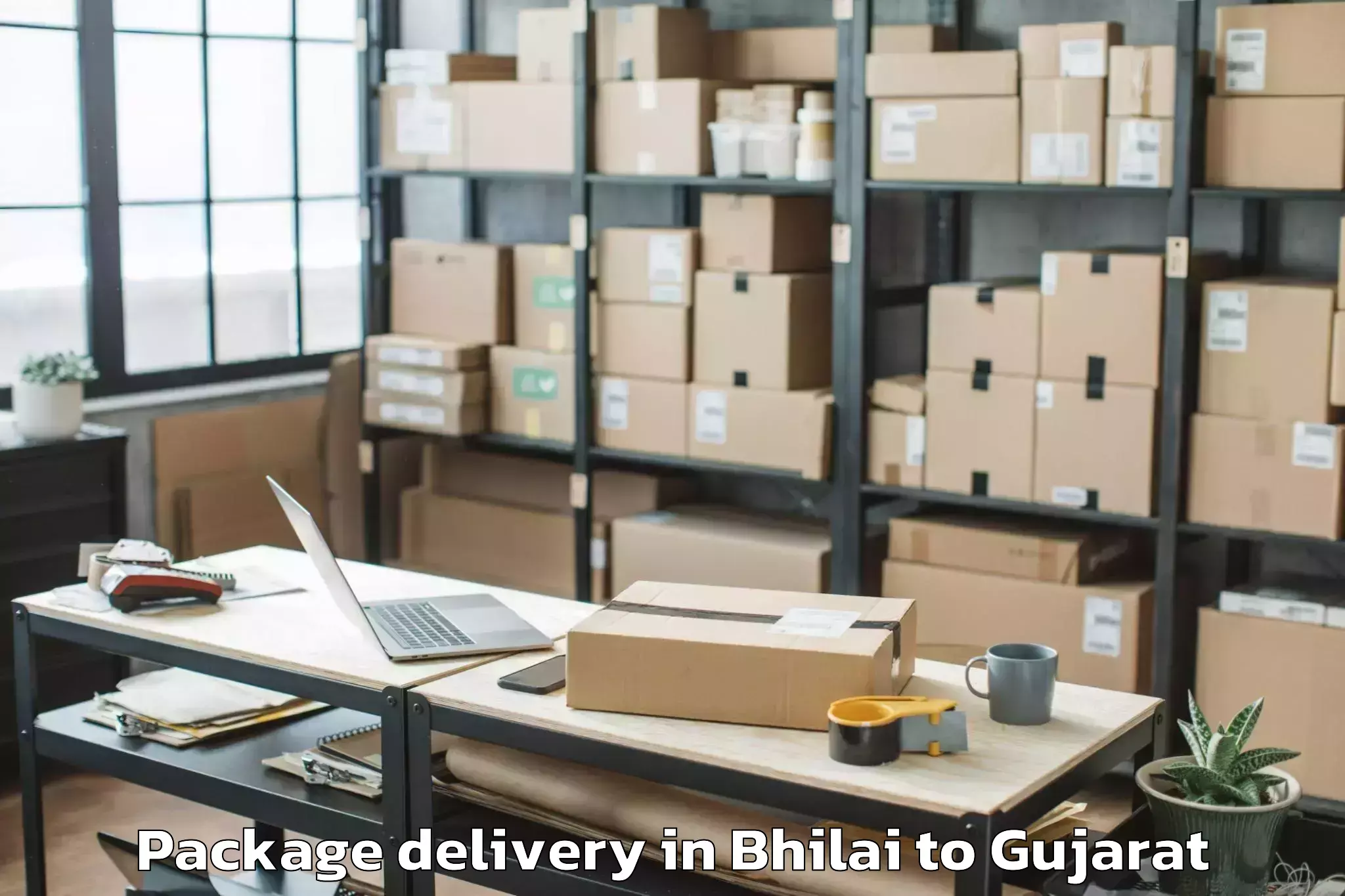 Efficient Bhilai to Lunavada Package Delivery